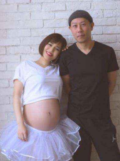 苍井空公开大肚写真 透露丈夫是双胞胎有好基因