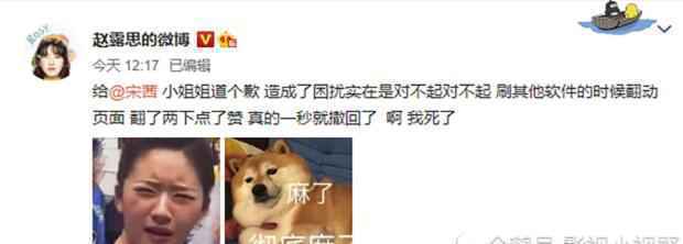 赵露思给宋茜道歉