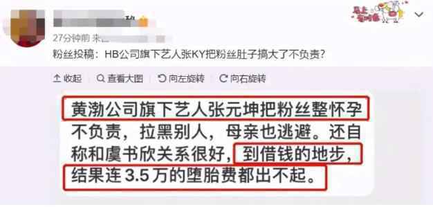 曝艺人致粉丝怀孕