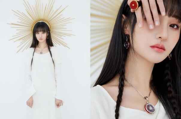 郑爽cos太阳女神 仙气十足独树一帜