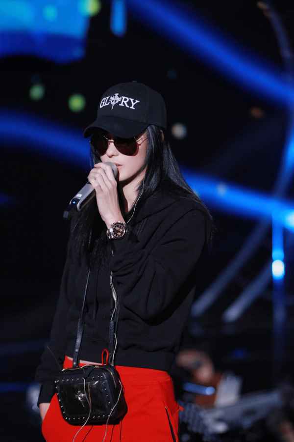  张柏芝《嗨唱转起来》彩排图曝光